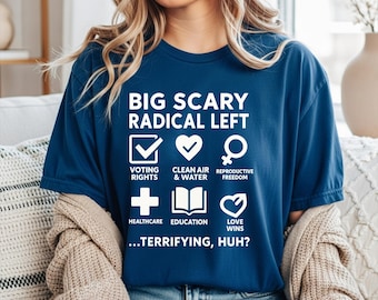 Bold Political Statement Tee, Unisex T-Shirt for Activists, Voting Rights Apparel, Election Day Shirt, Funny Democrat Shirt
