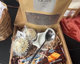 Caja de té de inicio / Regalo de té o café / Kit de fiesta de té inspirado en Bridgerton