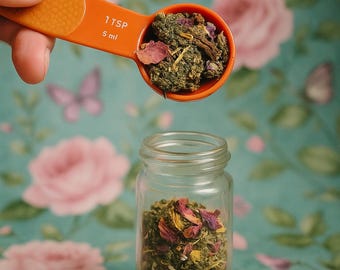 Colección de tés de hierbas orgánicos a granel / Mezclas botánicas artesanales, elige tu sabor.