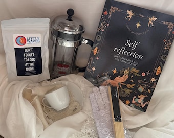 Self Care Partea Box/Vintage coffee party kit with journal
