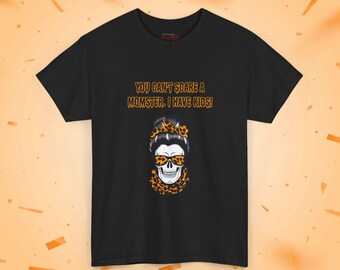 Halloween Momster T-Shirt: Funny Mom Skull Tee