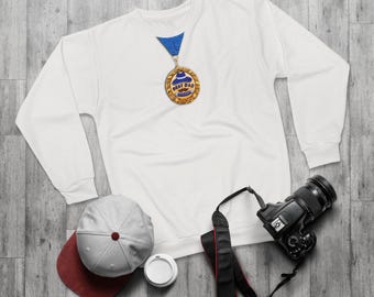 Best Dad Medal Sweatshirt, Funny Dad Gift, Fathers Day Sweatshirt, Dad Champion Crewneck, Gift for Dad