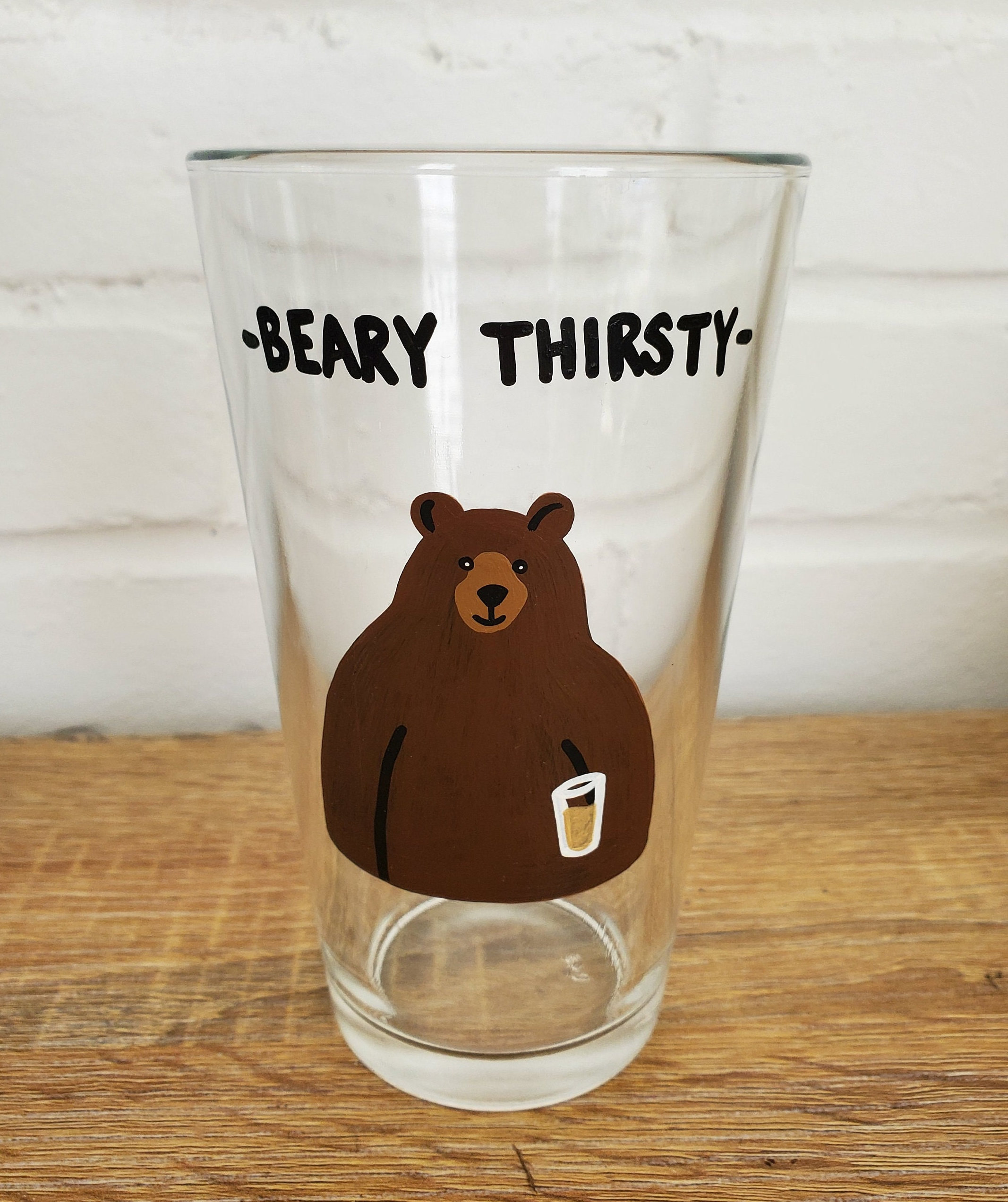 Thirsty Bear Tumbler w/ Straw 16oz