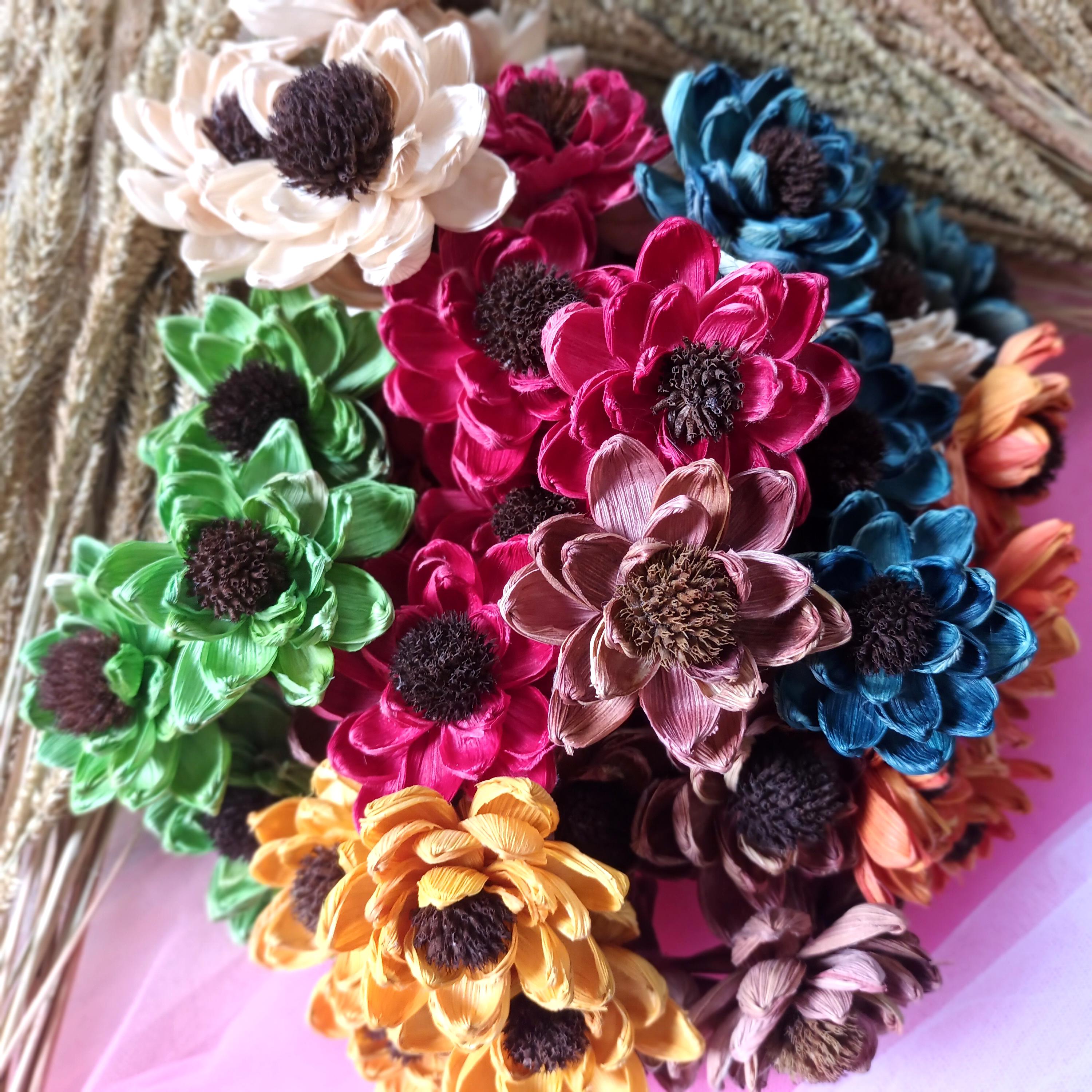 Corn husk flowers - Etsy 日本
