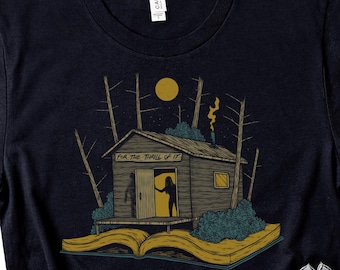 Thriller Lover T-Shirt | Official Noelle W Ihli Merch | Book lover gift reading librarian fiction psychological novel murder true crime fan