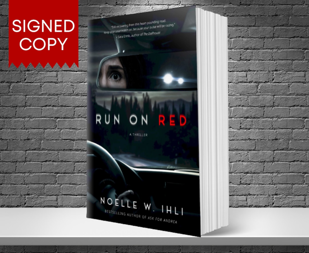 Signed Book Run on Red by Noelle W. Ihli Signed