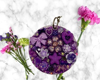 Purple Junk Keychain