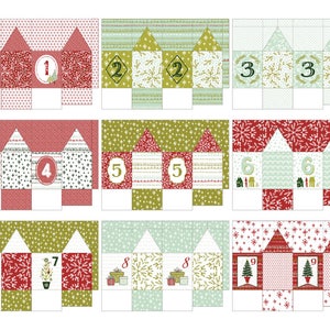 Advent Calendar Boxes Countdown To Christmas Printable Christmas Decoration image 3