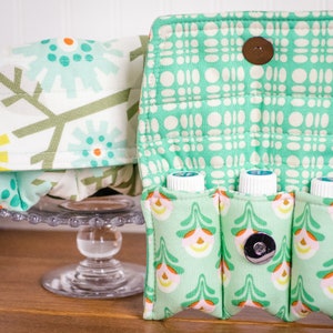 Essential Oil Pouch PATTERN | PDF Sewing Pattern | Essential Oil Bag | Holds 3 - 5 Bottles | Essential Oil Storage Case | 5ml/15ml/*rollers image 4