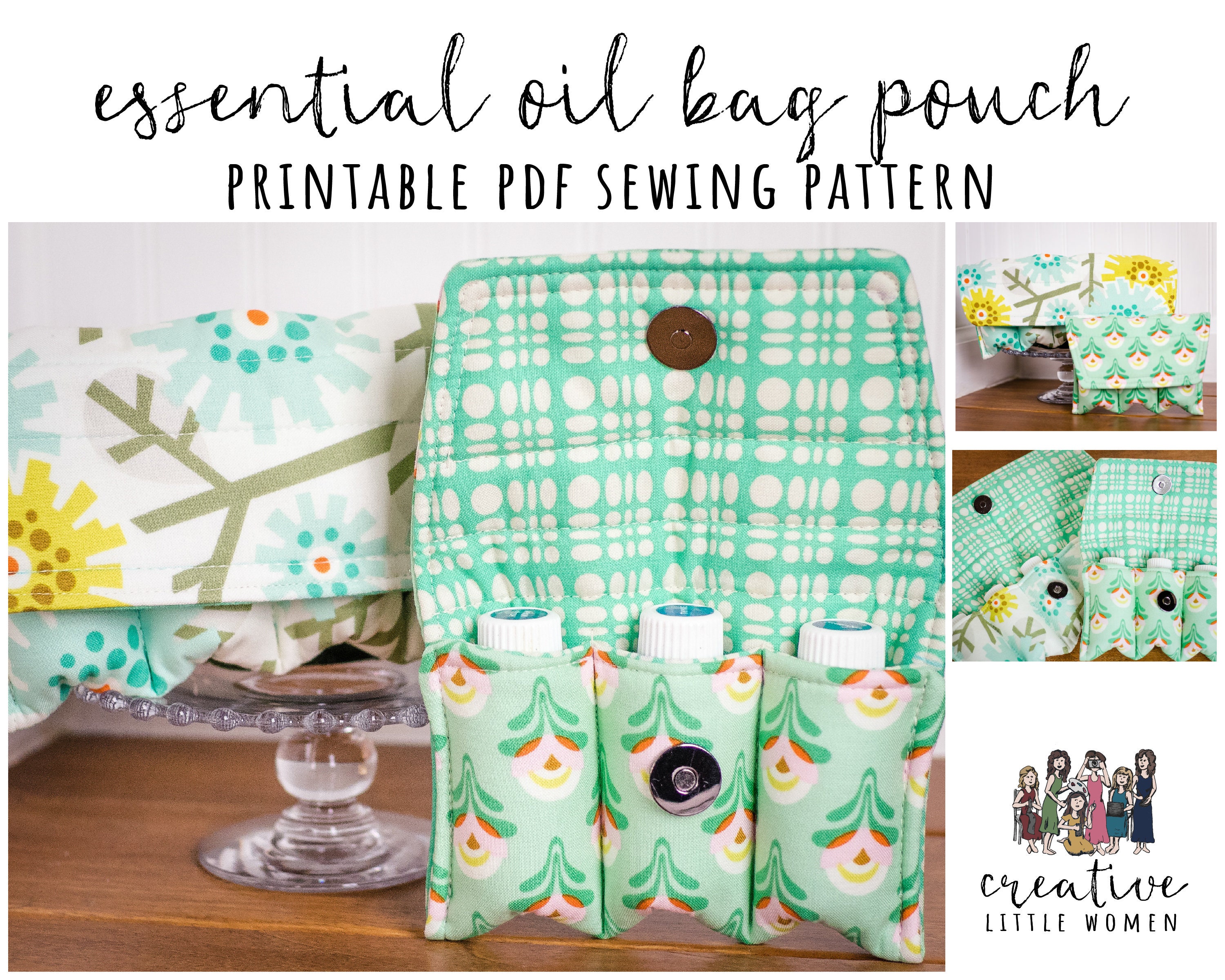 Essential Oil Bag PATTERNS Essential Oil Storage PDF Sewing Pattern Bundle Essential Oil Case Essential Oil Pouch 5ml 15ml rollers Etsy Australia