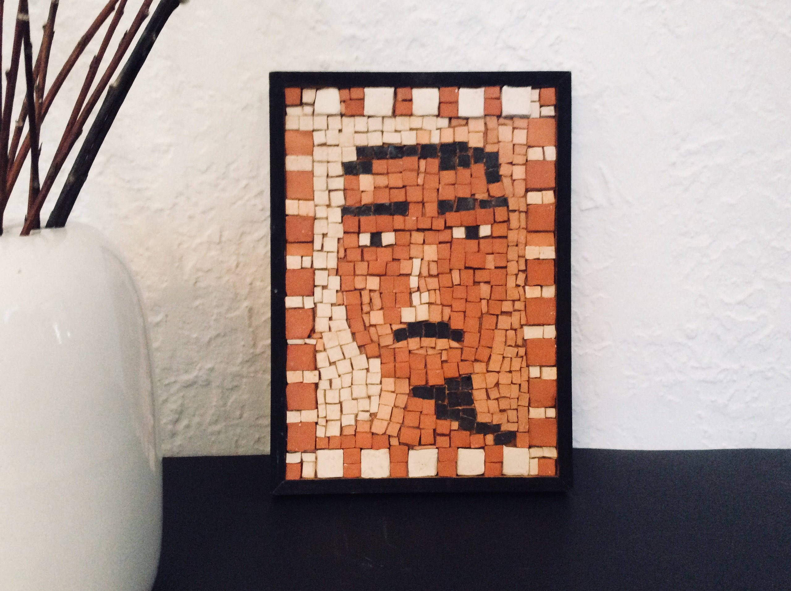 Mid-century Modern Abstract Tile Mosaic Artwork - Etsy