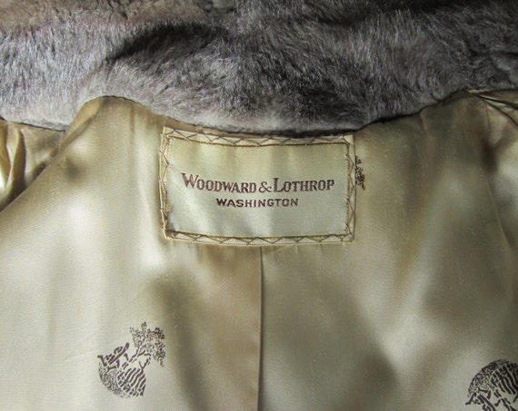 Gorge Borgano Faux Fur Mink Swing Coat with Faux … - image 3