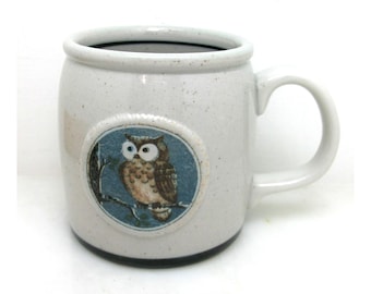 VTG Owl Mug Coffee Cup Teacup Mid Century Modern Retro Drinkware OTAGIRI JAPAN
