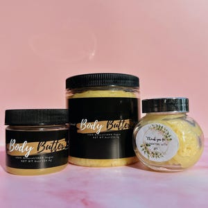 Whipped Shea Body Butter/Thank you/Wedding/Birthday/Baby Shower/Favor