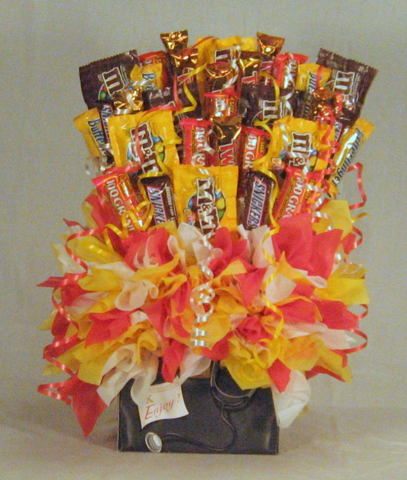 Candy Bouquet Video Tutorial, How to Make a Candy Bouquet Video Tutorial, DIY Candy Bouquet Tutorial, image 6