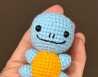 Mini Häkelschildkröte Amigurumi, handgemachter netter Schildkröte-Plüsch, kleines gehäkeltes Tier, Taschengeschenk