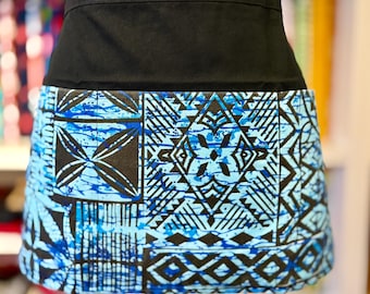 Waitress Server Waist Apron with 3 Pockets