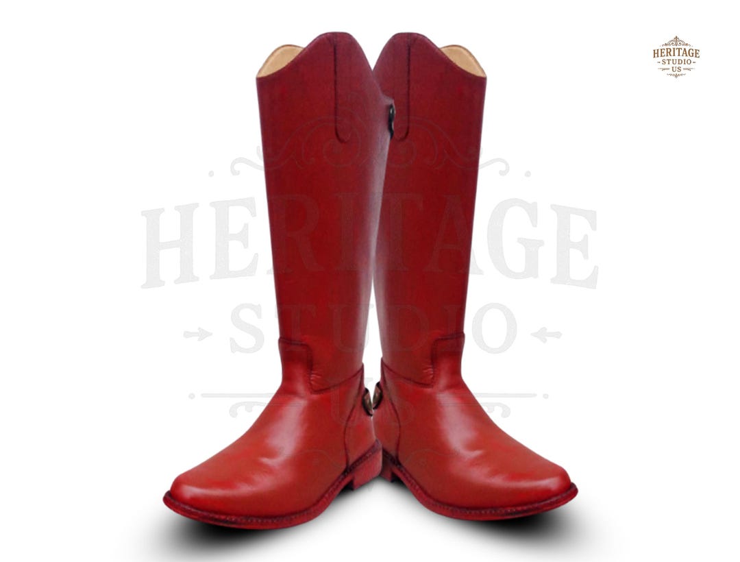 Handmade Leather Horse Riding Boots for Men and Women | Brown Tall ...