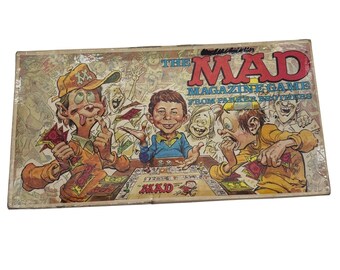 Juego de la revista MAD de Parker Brothers, año 1979 - Completo - Caja desgastada