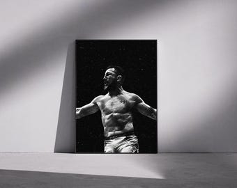 Merab Dvalishvili UFC Poster, Fight Night Decor, Mixed Martial Arts Fan Gift, MMA Champion Art (Digital Download)
