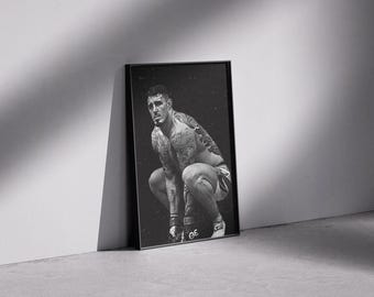 Tom Aspinall UFC Poster, Fight Night Decor, Mixed Martial Arts Fan Gift, MMA Champion Art (Digital Download)