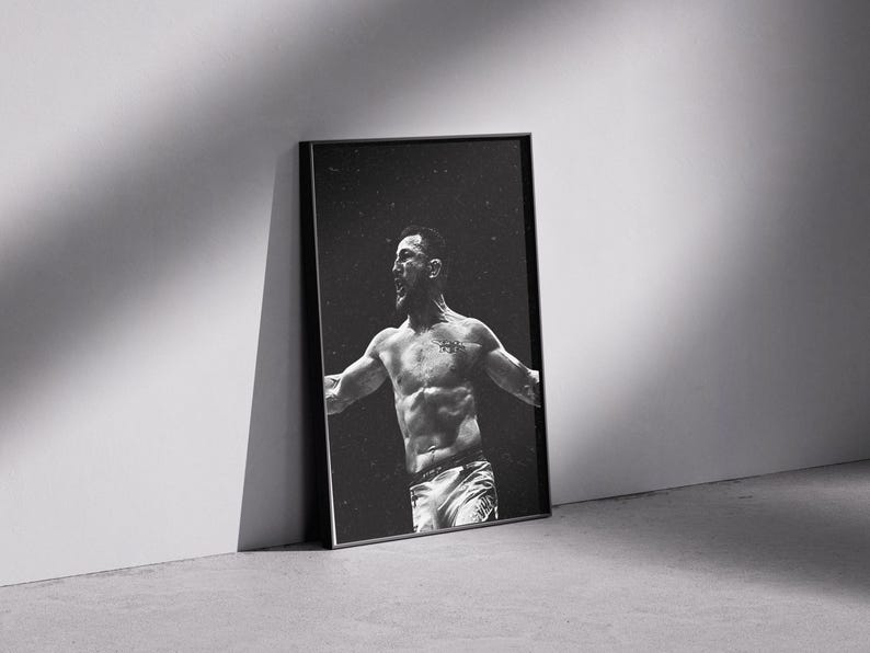 Merab Poster Merab Dvalishvili UFC Poster, Fight Night Decor, Mixed Martial Arts Fan ...