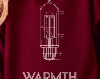 Vacuum Tube Diagram T-Shirt | Vintage Audio Engineer Tee