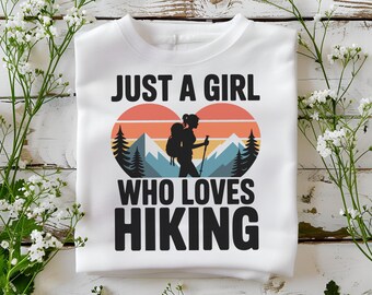 Mädchen Wanderer T-Shirt, Outdoorsy Mountain Tee
