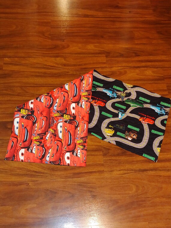 Handmade Quilted Table Runner Dresser Disney Cars Lightning Etsy