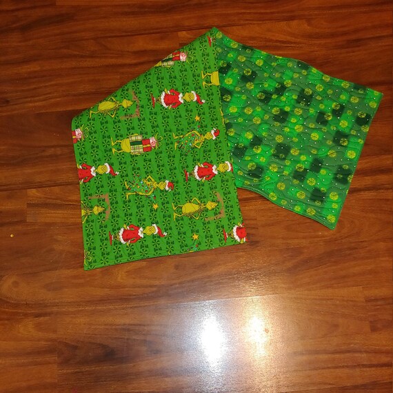 Handmade Quilted Table Dresser Runner Christmas Grinch Stole Etsy