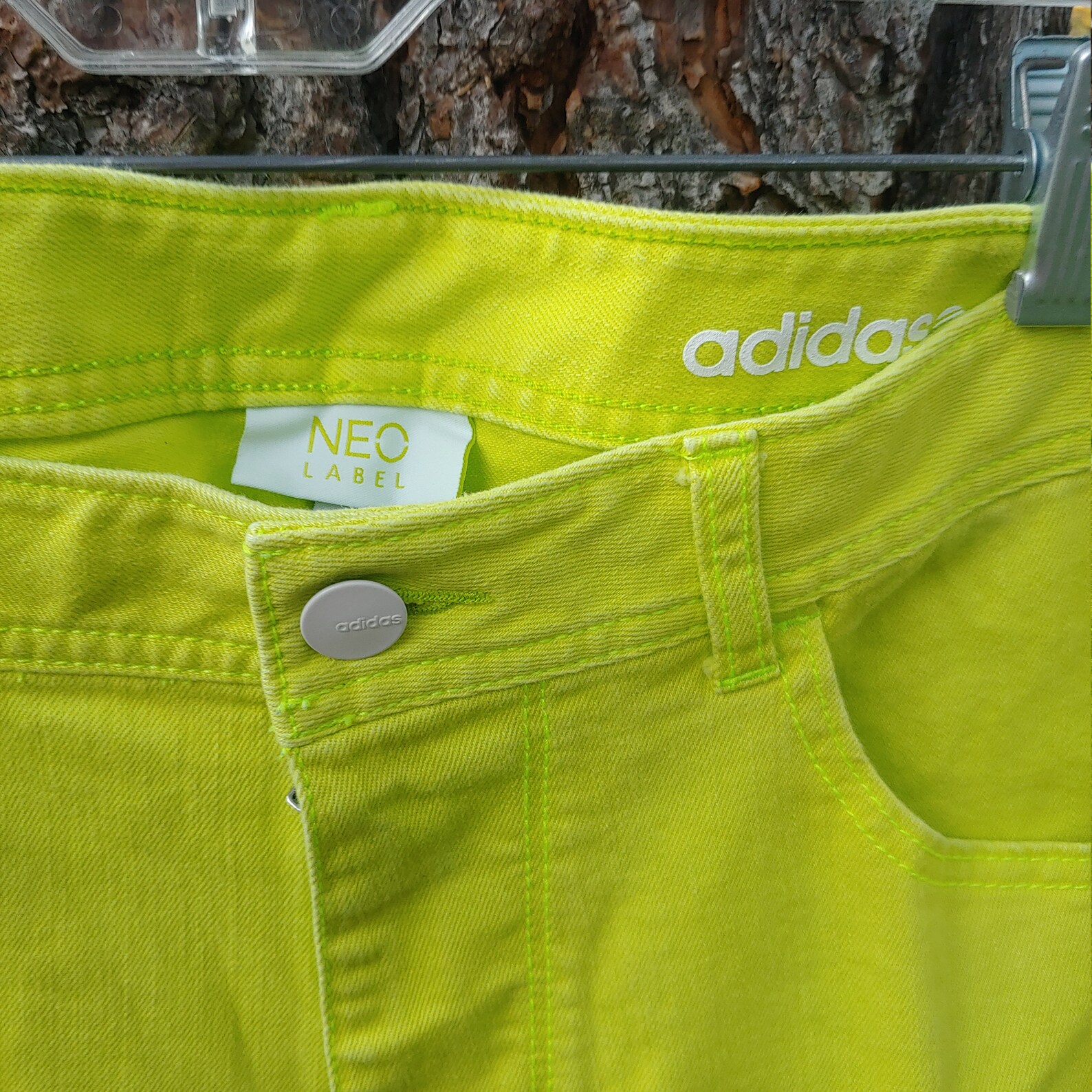 Pair of Vintage Mens Lime Green Denim Shorts Neo Label Size 50 Etsy