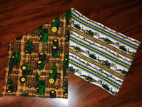 Handmade Quilted Table Runner Dresser John Deere Green Etsy