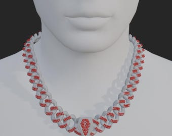 Chain Model #10 | OBJ File | Fully Mapped OBJ | Used for Blender or 3DS ...