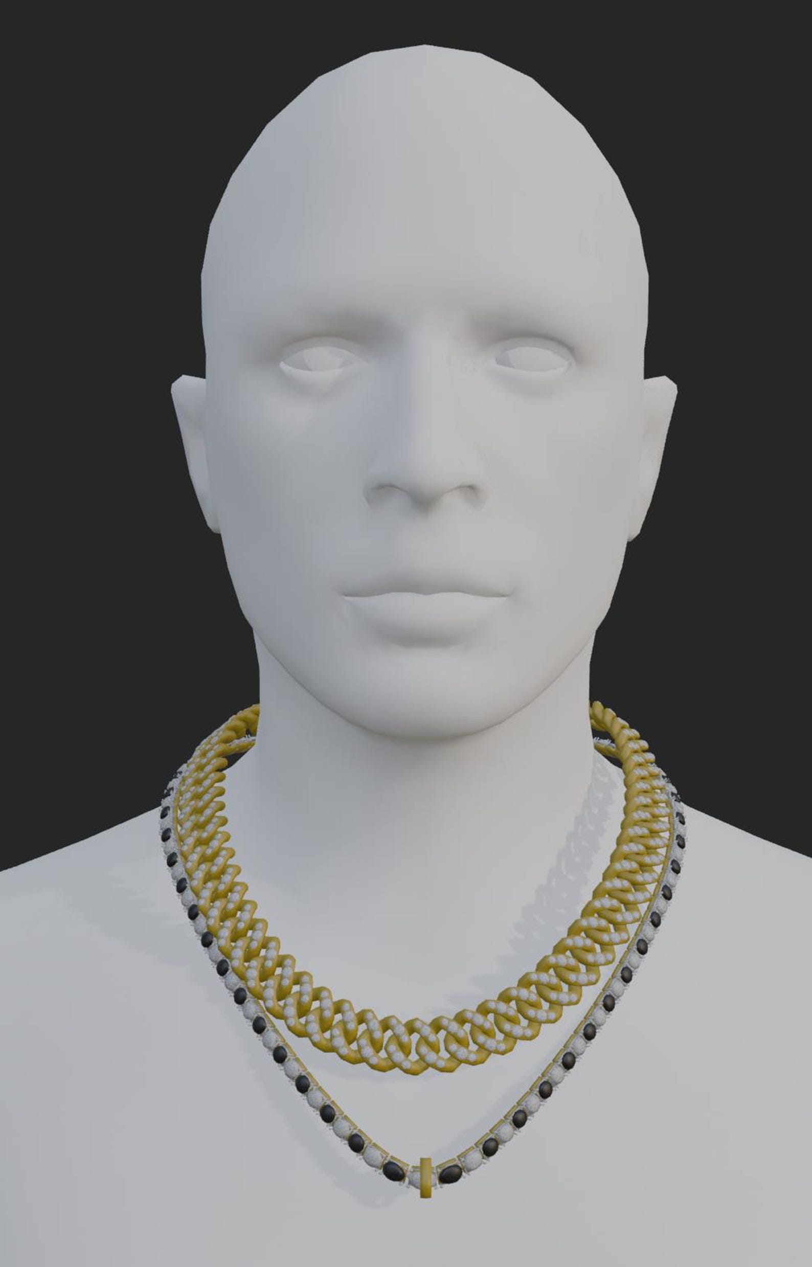 Chain Model #10 | OBJ File | Fully Mapped OBJ | Used for Blender or 3DS ...