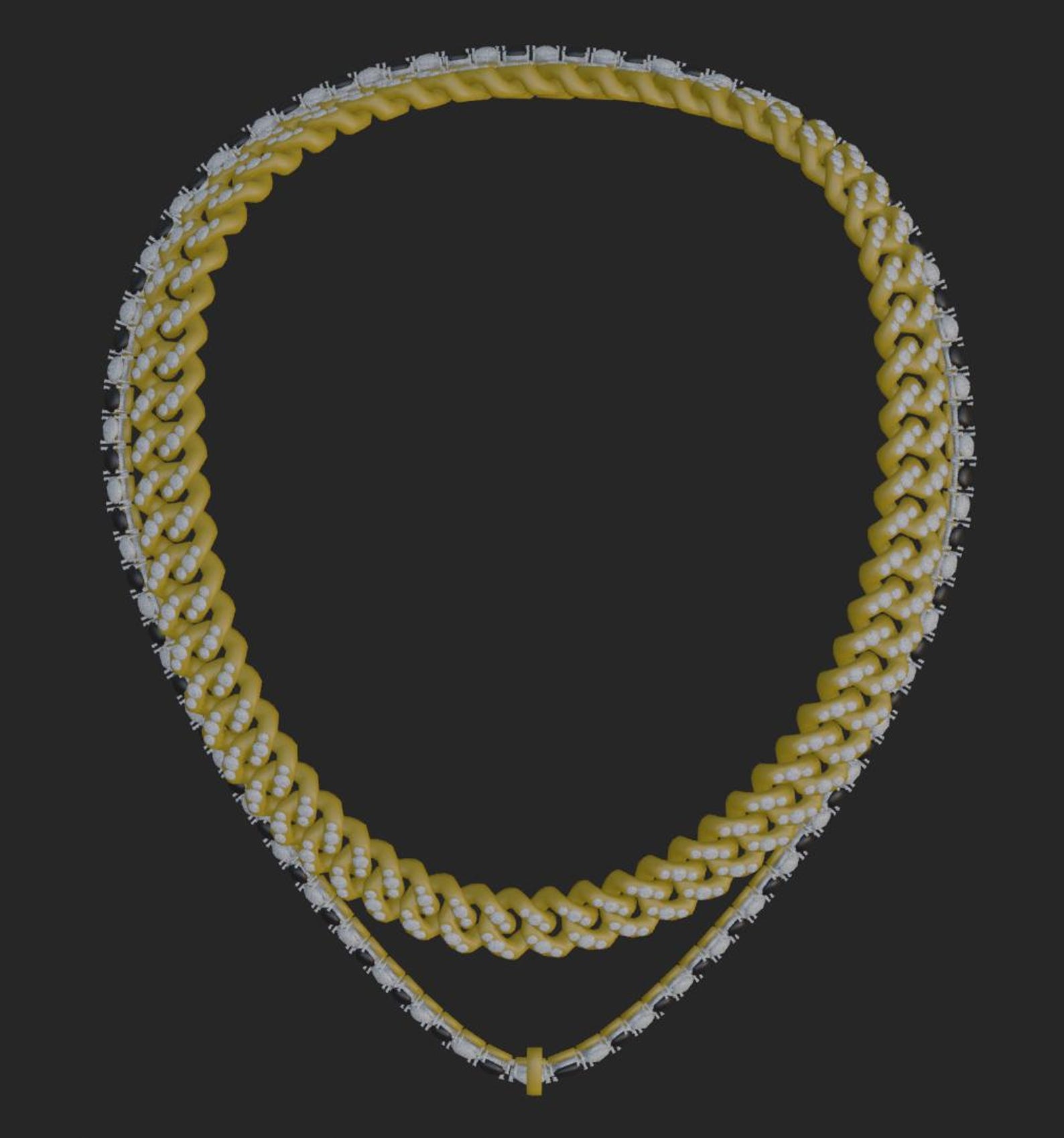 Chain Model #10 | OBJ File | Fully Mapped OBJ | Used for Blender or 3DS ...