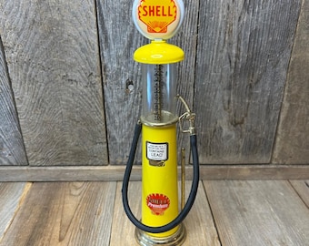 Gearbox Collectibles Wayne Gas Pump Replica Shell 1930 Edición Limitada Fundición a Presión