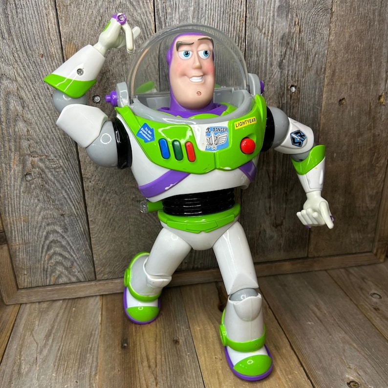 Disney Pixar Toy Story Buzz Lightyear Talking Action Figure with Pop Out Wings image 1