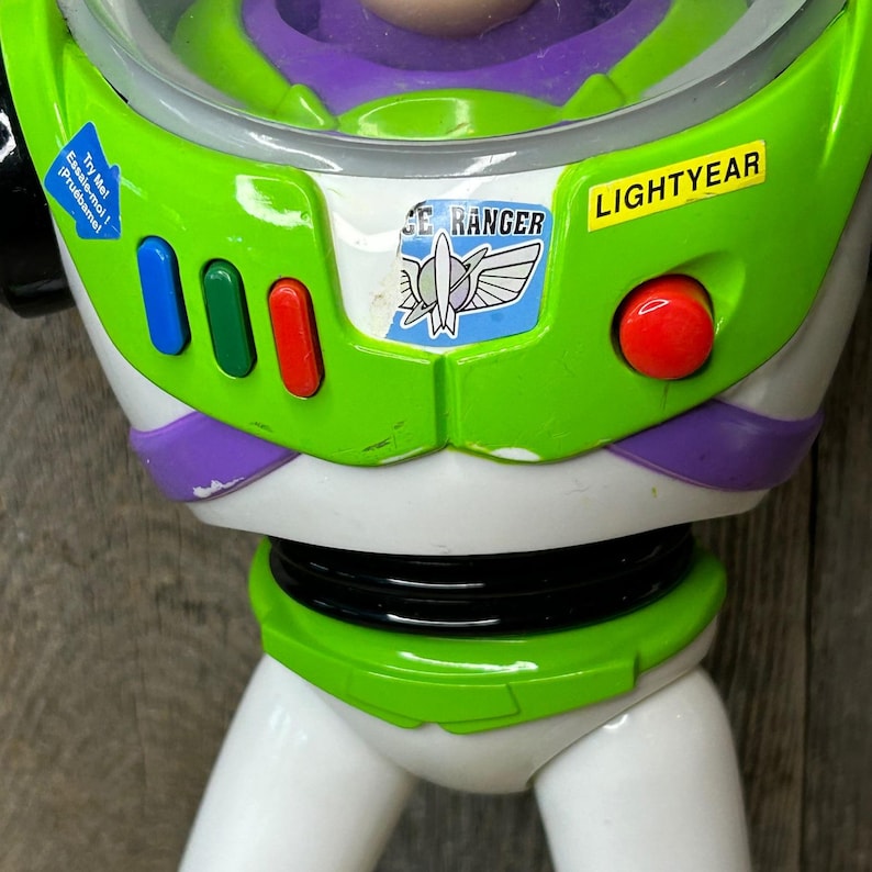 Disney Pixar Toy Story Buzz Lightyear Talking Action Figure with Pop Out Wings image 5