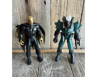 Lot of 2 Vintage 1994/1995 VR Troopers 5" Action Figures