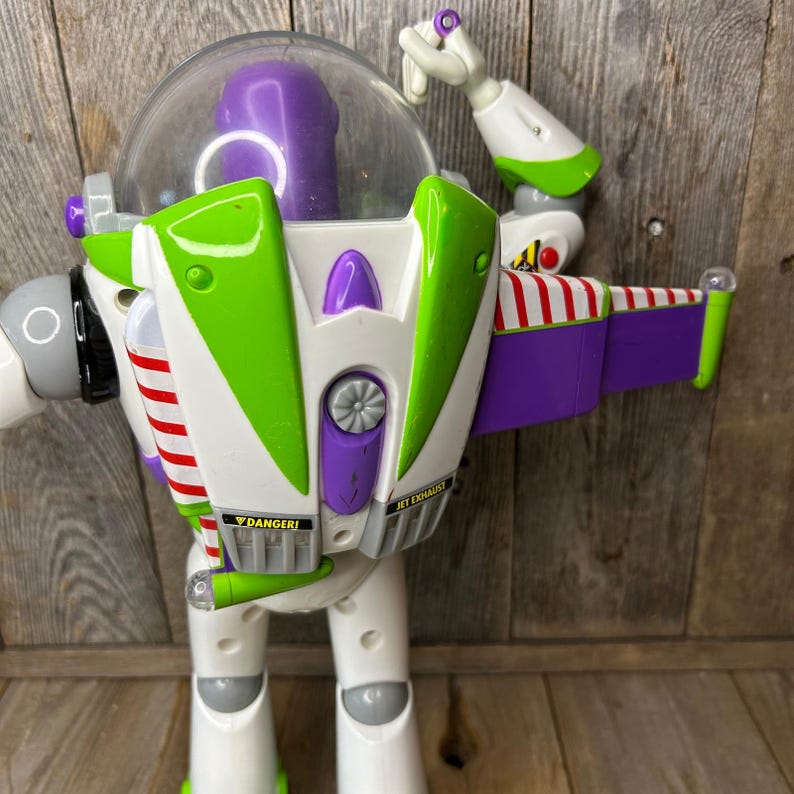 Disney Pixar Toy Story Buzz Lightyear Talking Action Figure with Pop Out Wings image 3