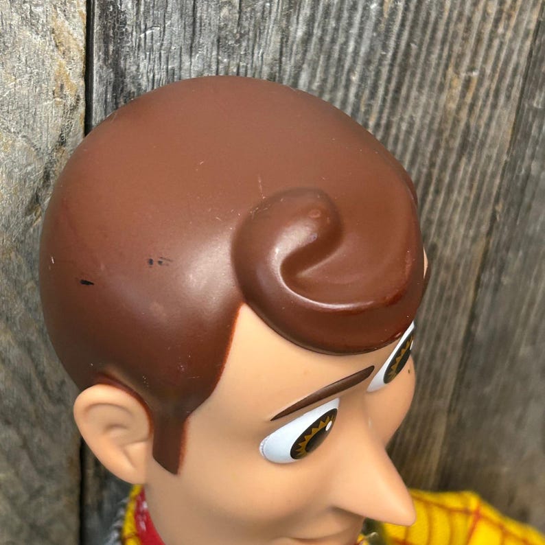 Disney Pixar Toy Story Woody Talking Action Figure Bonnie Boot No Hat 15 Inch image 3