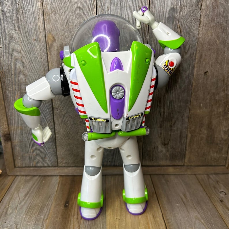 Disney Pixar Toy Story Buzz Lightyear Talking Action Figure with Pop Out Wings image 2