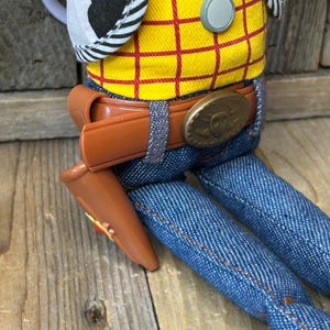 Disney Pixar Toy Story Woody Talking Action Figure Bonnie Boot No Hat 15 Inch image 5