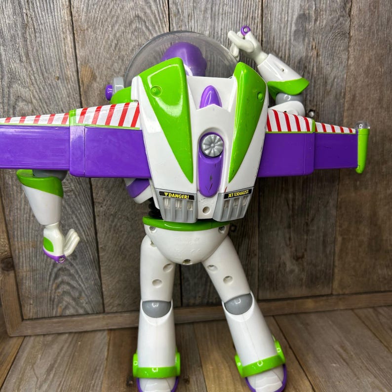 Disney Pixar Toy Story Buzz Lightyear Talking Action Figure with Pop Out Wings image 4