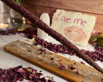 Love, Me |Self Love Ritual Incense| Floral Healing Blend| Solar Plexus Opening| Handmade Artisan Incense