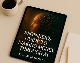 AI Hustle for Beginners eBook: Make Money Online 2025 (PDF, Instant Download)