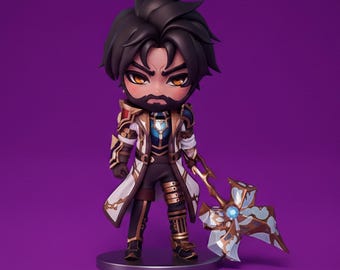 Jayce Talis | Arcane Figure | Hand Painted  Fan Art