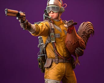 ARC Raiders | 3D Printed Resin Figure | Fan Art | Hand-Painted or Unpainted