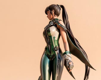 Stellar Blade Figure Eve 8.74” | Hand-Painted or Unpainted Resin Fan Art Statue