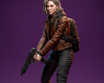 Grace Ashcroft Figure | Resident Evil | 3D Printed Resin Figure | Fan Art | Hand-Painted or Unpainted